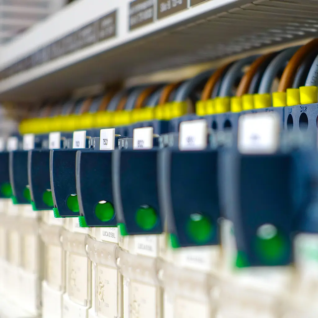 Schaltschrank Anschlüsse